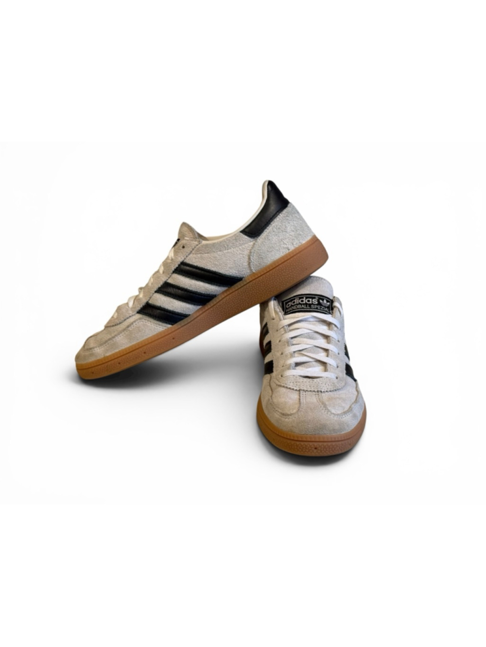 Adidas Handball Spezial Sneakers Beige Black Gum Suede Men’s US 8.5 IF6562 - Picture 9 of 10
